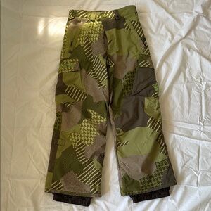 Burton Green and Brown Digital Camo Joggers